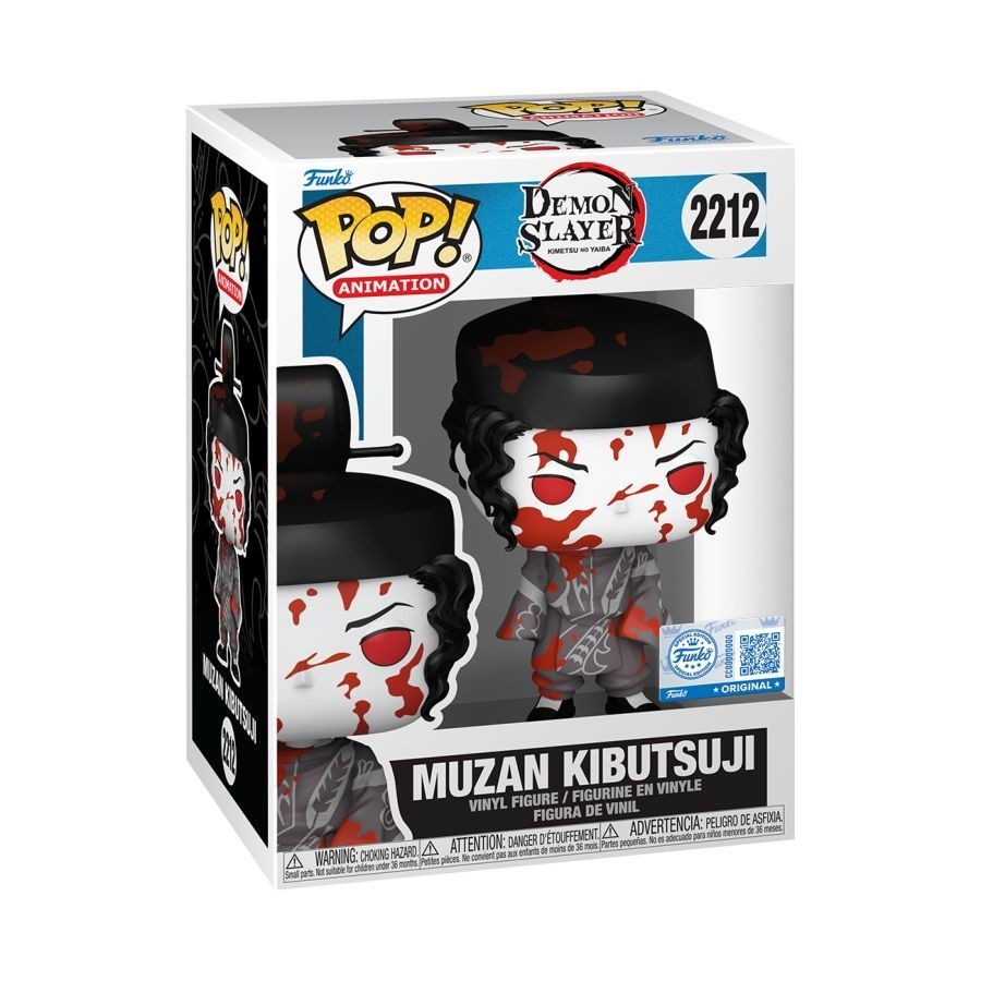 Demon Slayer - Muzan Kibutsuji (Black & White Battle Damaged) Funko Pop! Vinyl Figure #2212