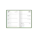 2026-2027 Financial Year Diary A6 Week-To-View (WTV) Black - Collins Debden