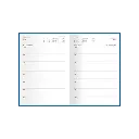 2026-2027 Financial Year Diary A5 Day-To-A-Page (DTP) Kingsgrove Blue - Collins Debden