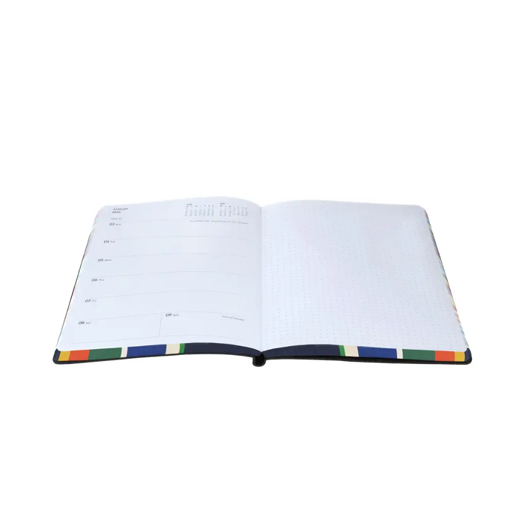 2026 Diary A5 Week-To-View (WTV) Edge Mira Navy - Collins Debden