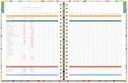 2026 17-Month Deluxe Extra-Large Spiral Planner (August 2025 to December 2026) Make Your Mark - Orange Circle Studio