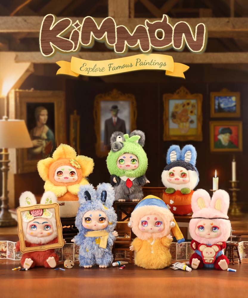Kimmon - Explore Famous Paintings Series Plush Keyring Blind Box