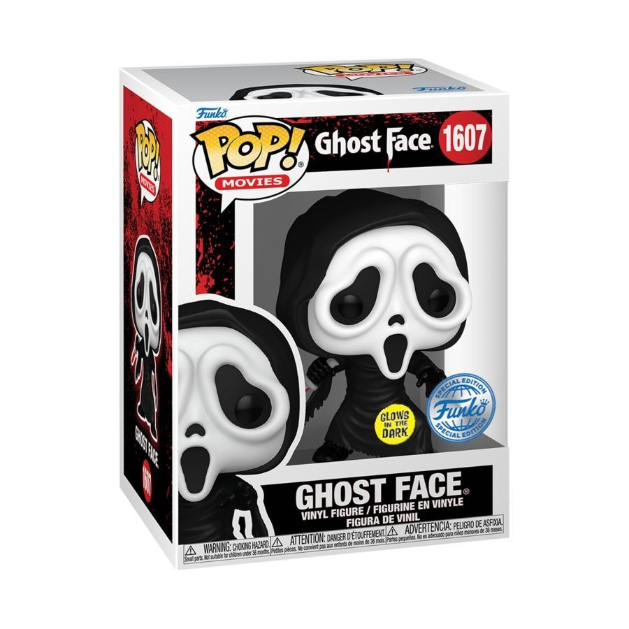 Scream - Ghostface with Knife (Glow in the Dark) Funko Pop! Vinyl Figure #1607