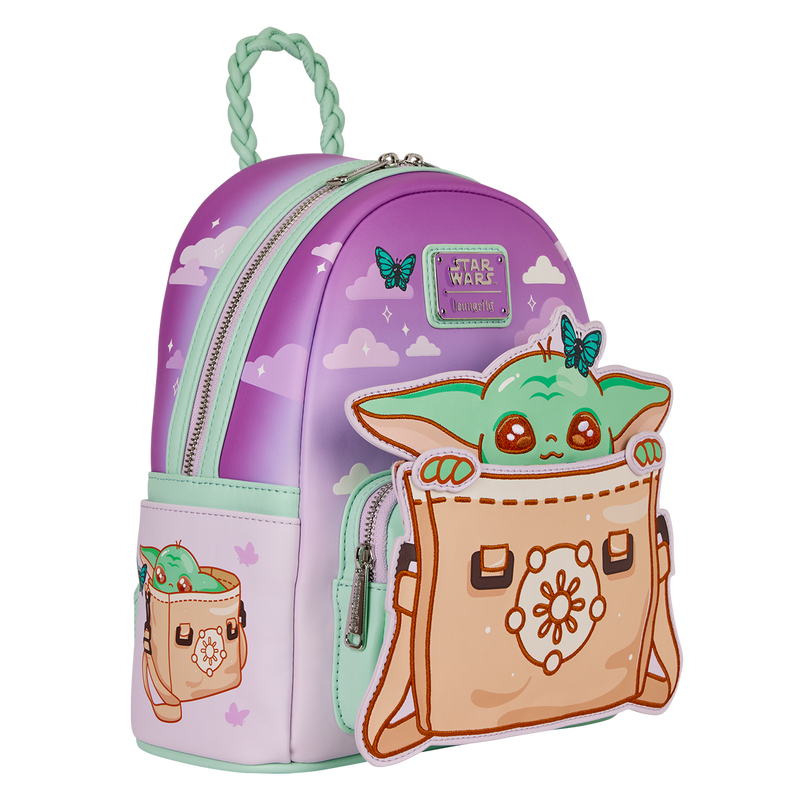 Star Wars: The Mandalorian - Grogu Butterfly Mini Backpack - Loungefly