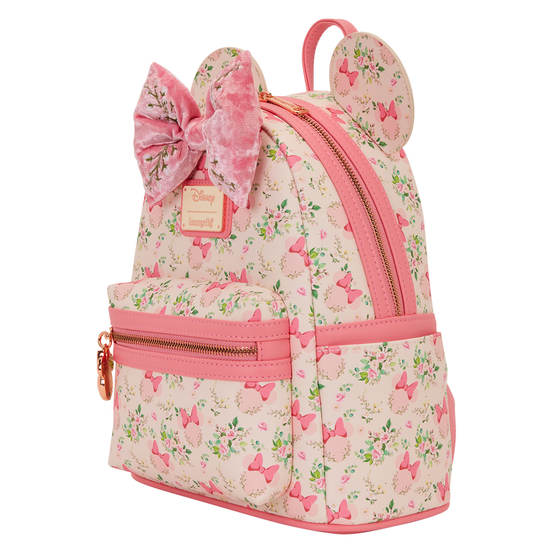 Disney - Minnie Mouse Floral Mini Backpack - Loungefly