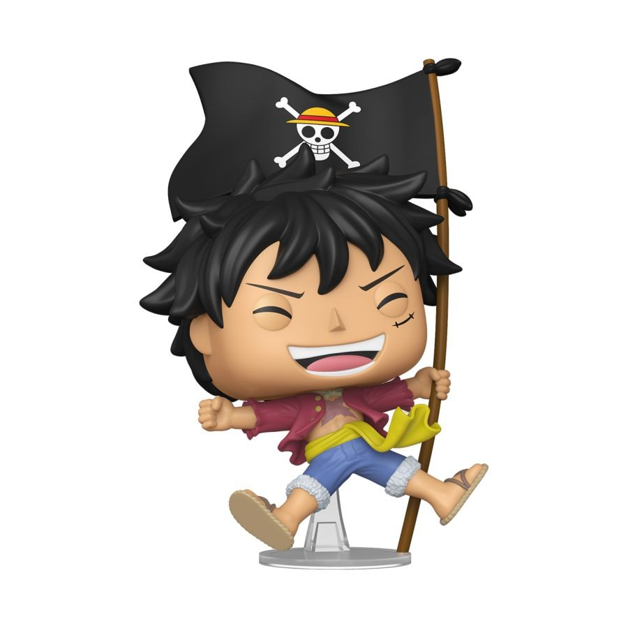 One Piece - Luffy D. Luffy (with Flag) Funko Pop! Vinyl Figure #2214