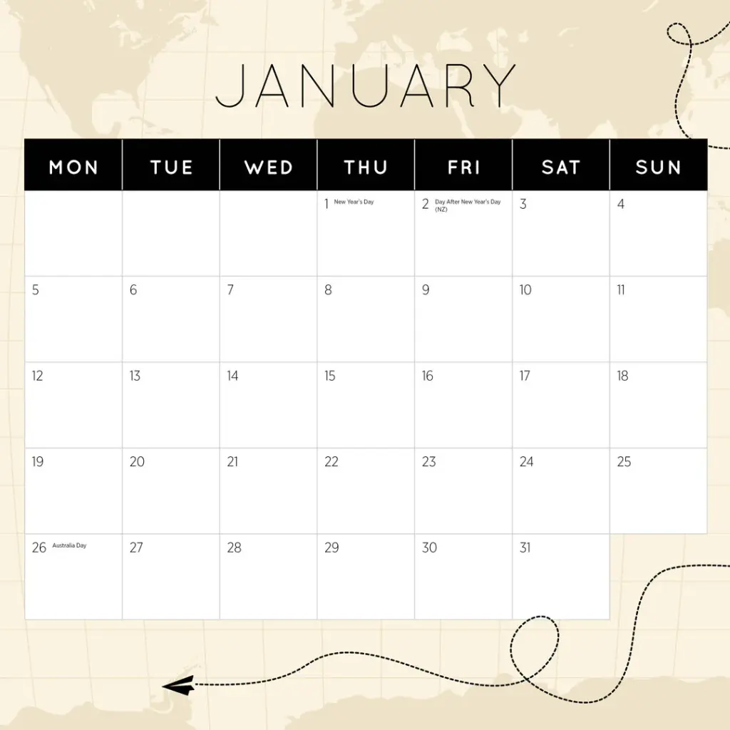 Paper Pocket Wonders of the World 2026 Calendar