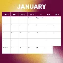 NRL Brisbane Broncos 2026 Calendar
