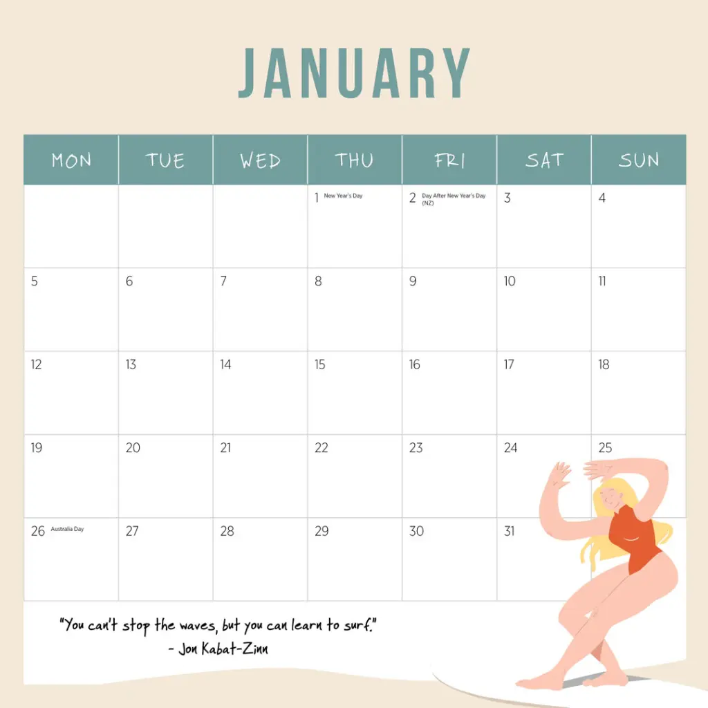 Paper Pocket 2026 The Big Surf Calendar