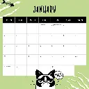 Paper Pocket Snappy Cat 2026 Calendar