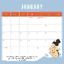 Paper Pocket Cliff Diving 2026 Calendar