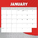 Paper Pocket AFL Sydney Swans 2026 Calendar