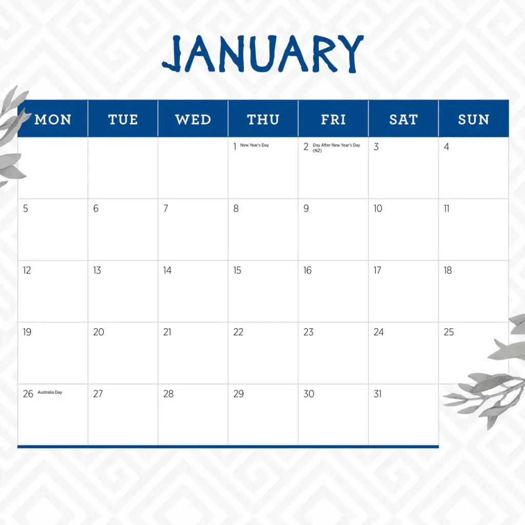 Paper Pocket Romantic Greece 2026 Calendar