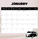 Paper Pocket Retro Vans 2026 Calendar