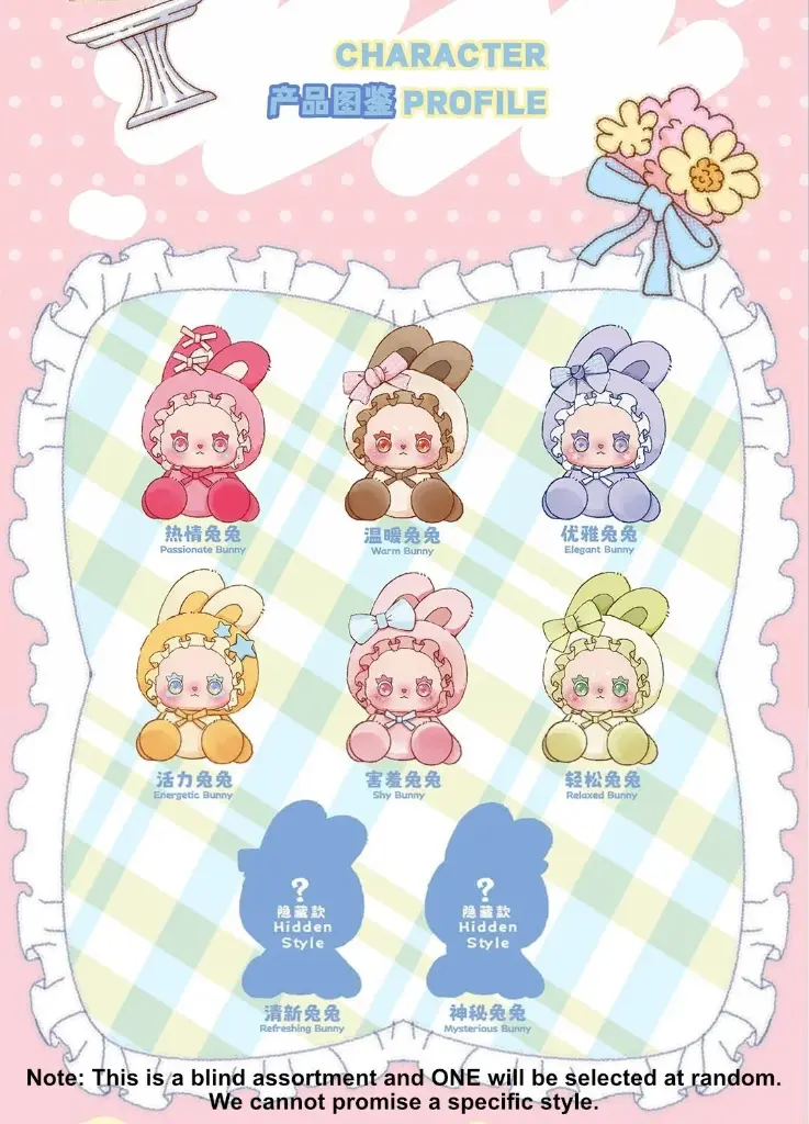Lovely Emma - Bunny Alliance Series Plush Keychain Blind Box