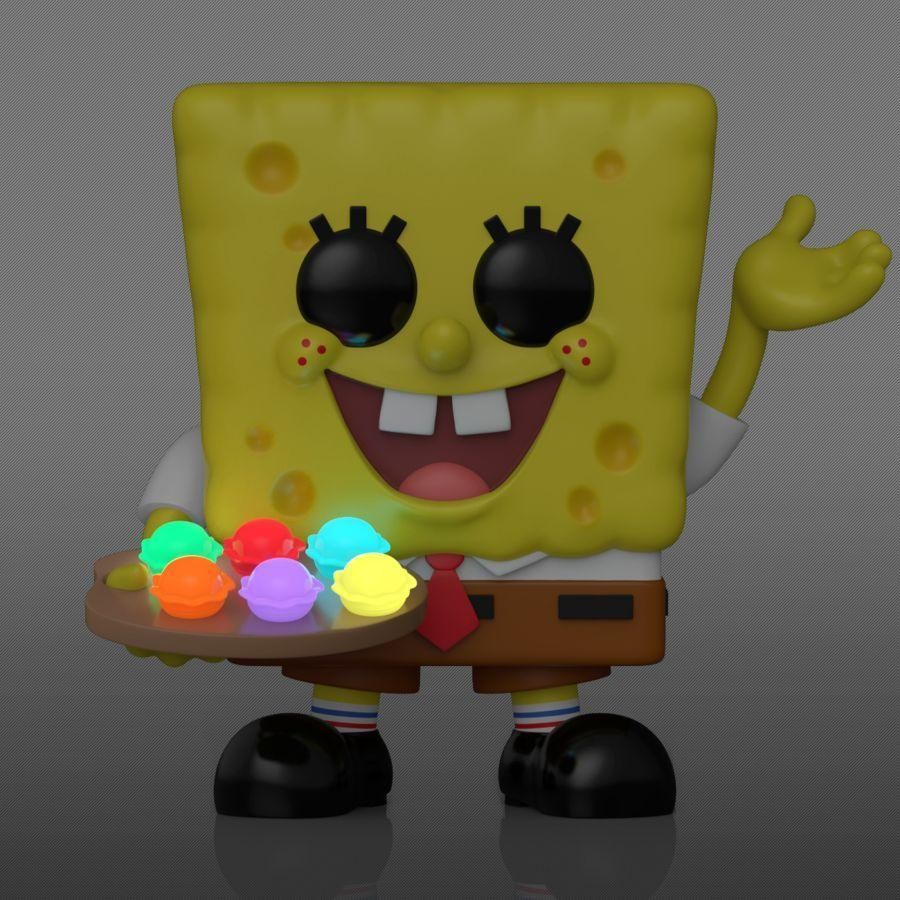 SpongeBob SquarePants - SpongeBob with Patties (Glow in the Dark) Funko Pop! Vinyl Figure #2312