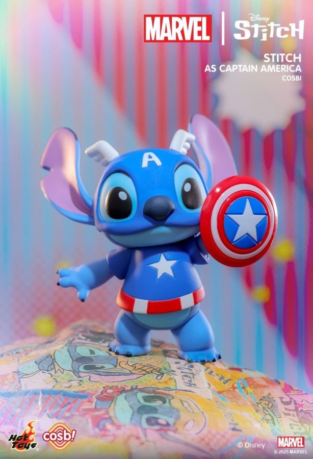 Hot Toys x Marvel - Disney Stitch as Marvel Characters Cosbi Blind Box