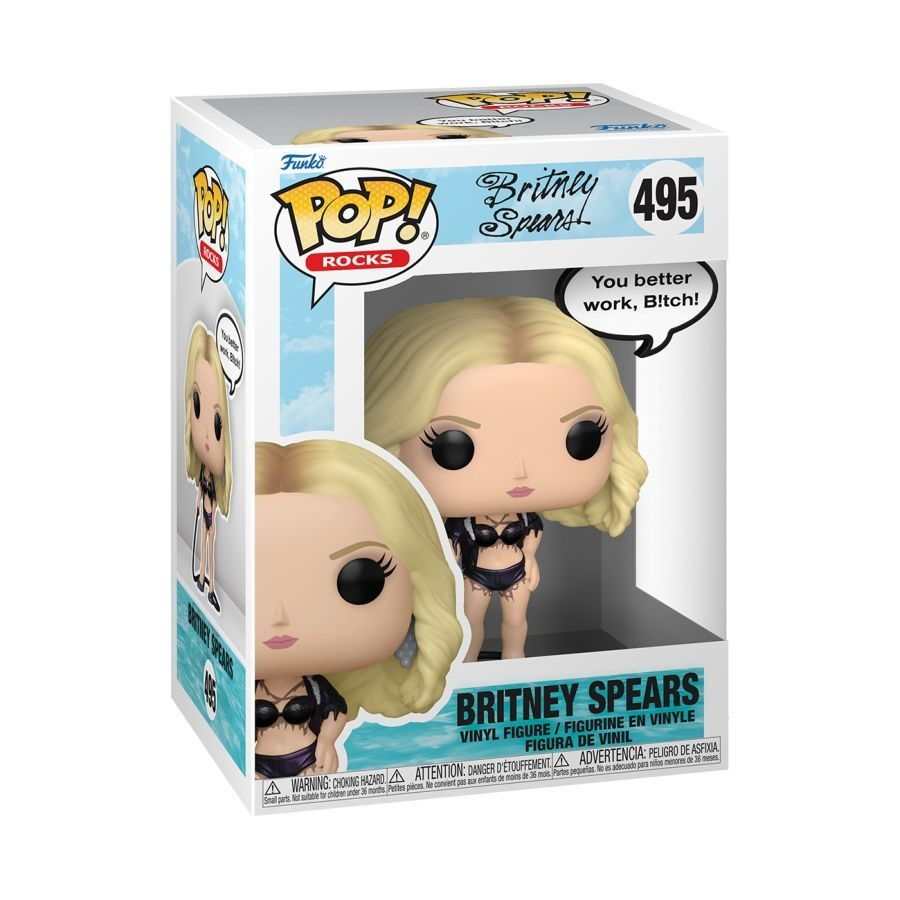 Britney Spears - You Better Work, B!tch Funko Pop! Vinyl Sayings Figure #495