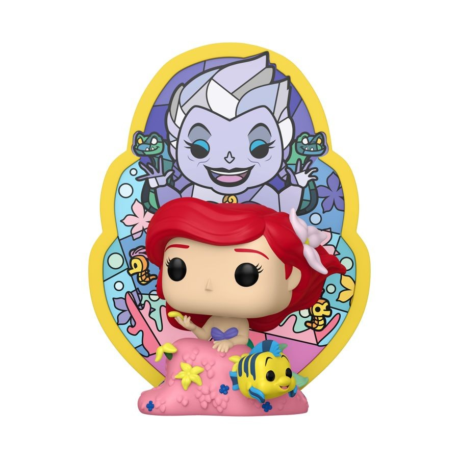 The Little Mermaid (1989) - Ariel (Stained Glass) Deluxe Funko Pop! Vinyl Figure #1702