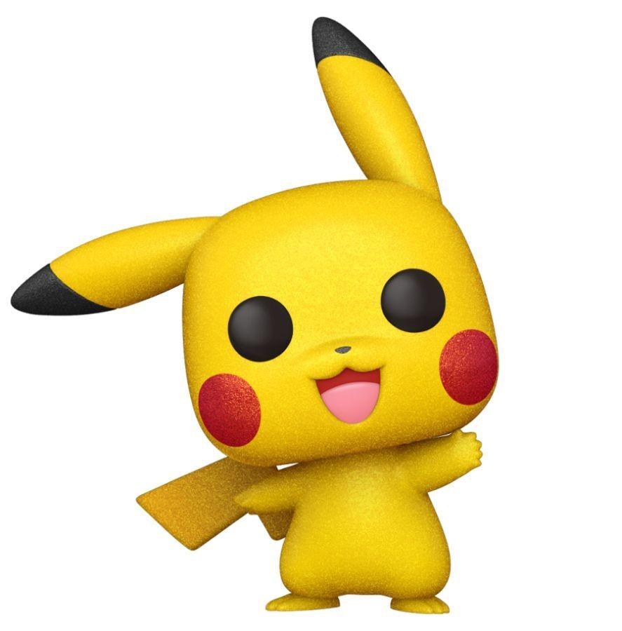 Pokémon - Pikachu Waving Diamond Glitter Funko Pop! Vinyl Figure #553