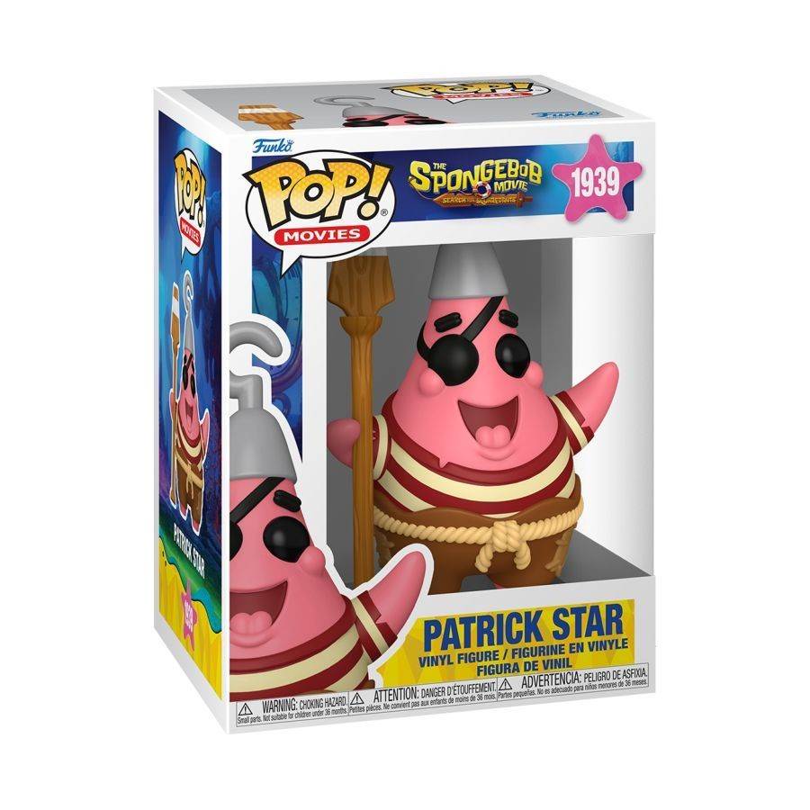The SpongeBob Movie (2025) - Patrick Star Funko Pop! Vinyl Figure #1939