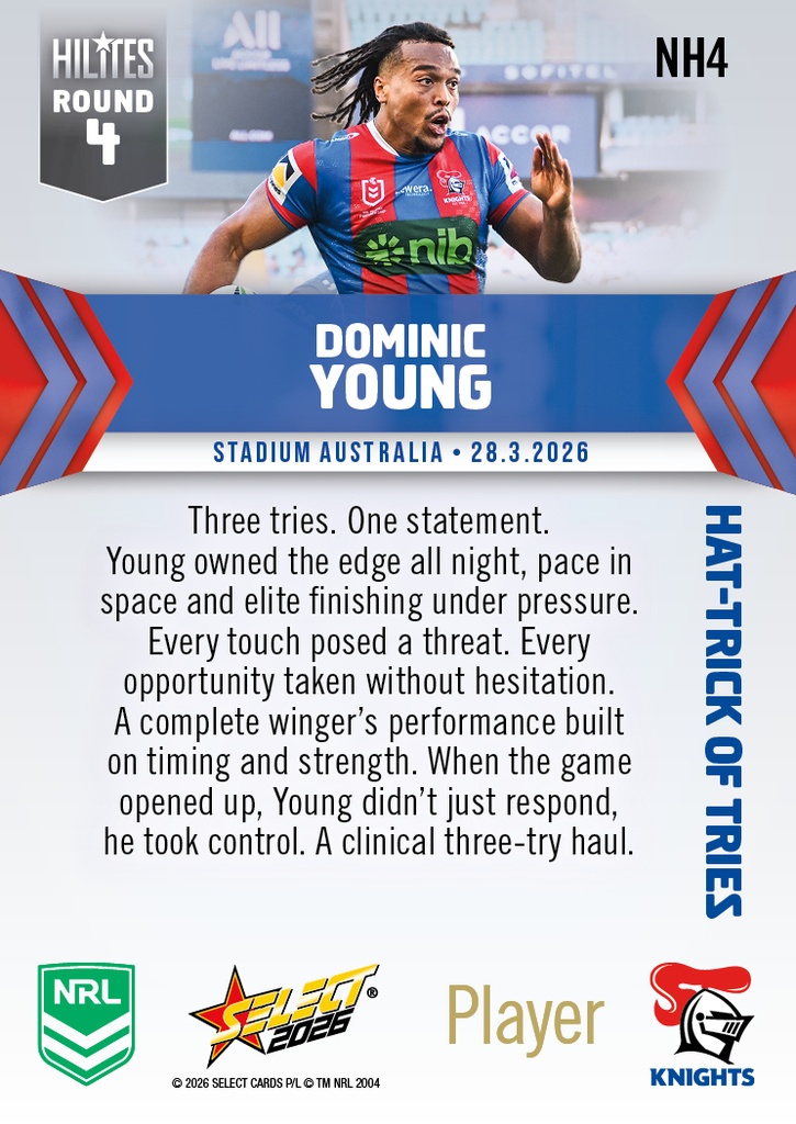 2026 NRL League Heroes Hobby Box Super Bundle - Dominic Young