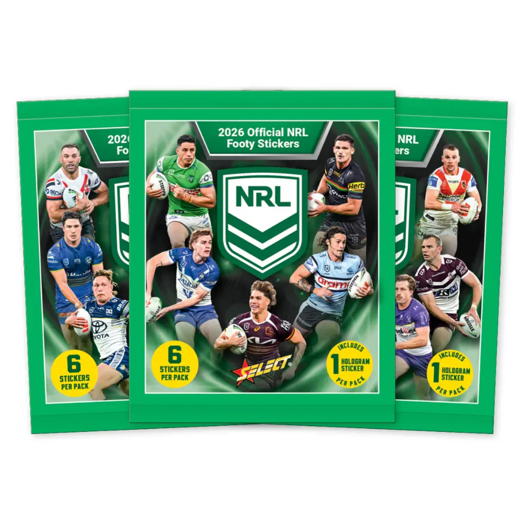 2026 Official NRL Footy Stickers Bundle - Alex Johnston
