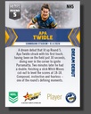 Select Australia 2026 NRL Hilites Round 5 Card Apa Twidle Parramatta Eels