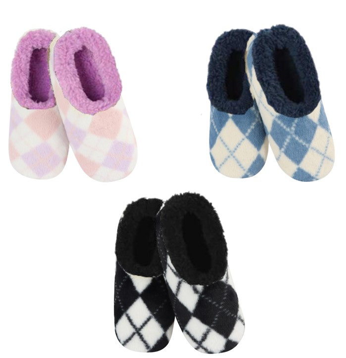 Slumbies Women's Diamonds Large - Pale Pink / Purple