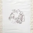 Demdaco Winnie The Pooh Blanket Natural Sweetness
