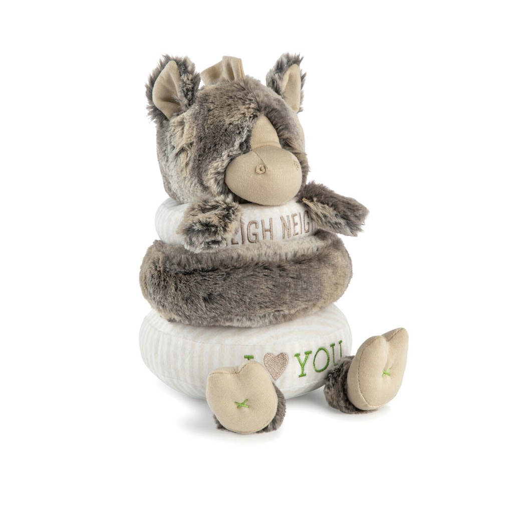 DEMDACO Baby Stackable Plush Horse 23cm