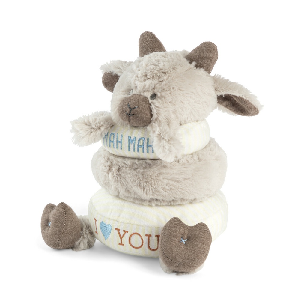 DEMDACO Baby Stackable Plush Goat 23cm