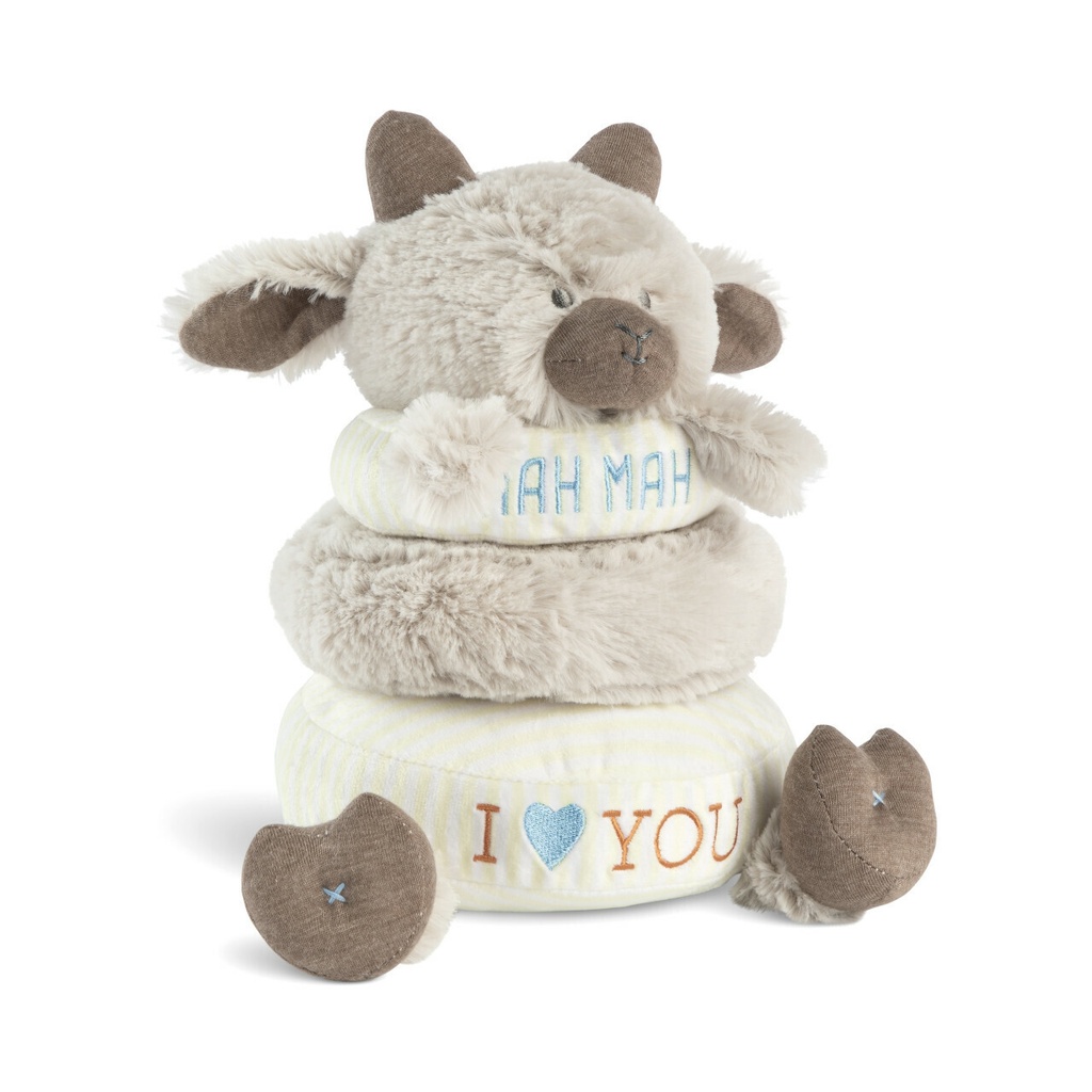 DEMDACO Baby Stackable Plush Goat 23cm