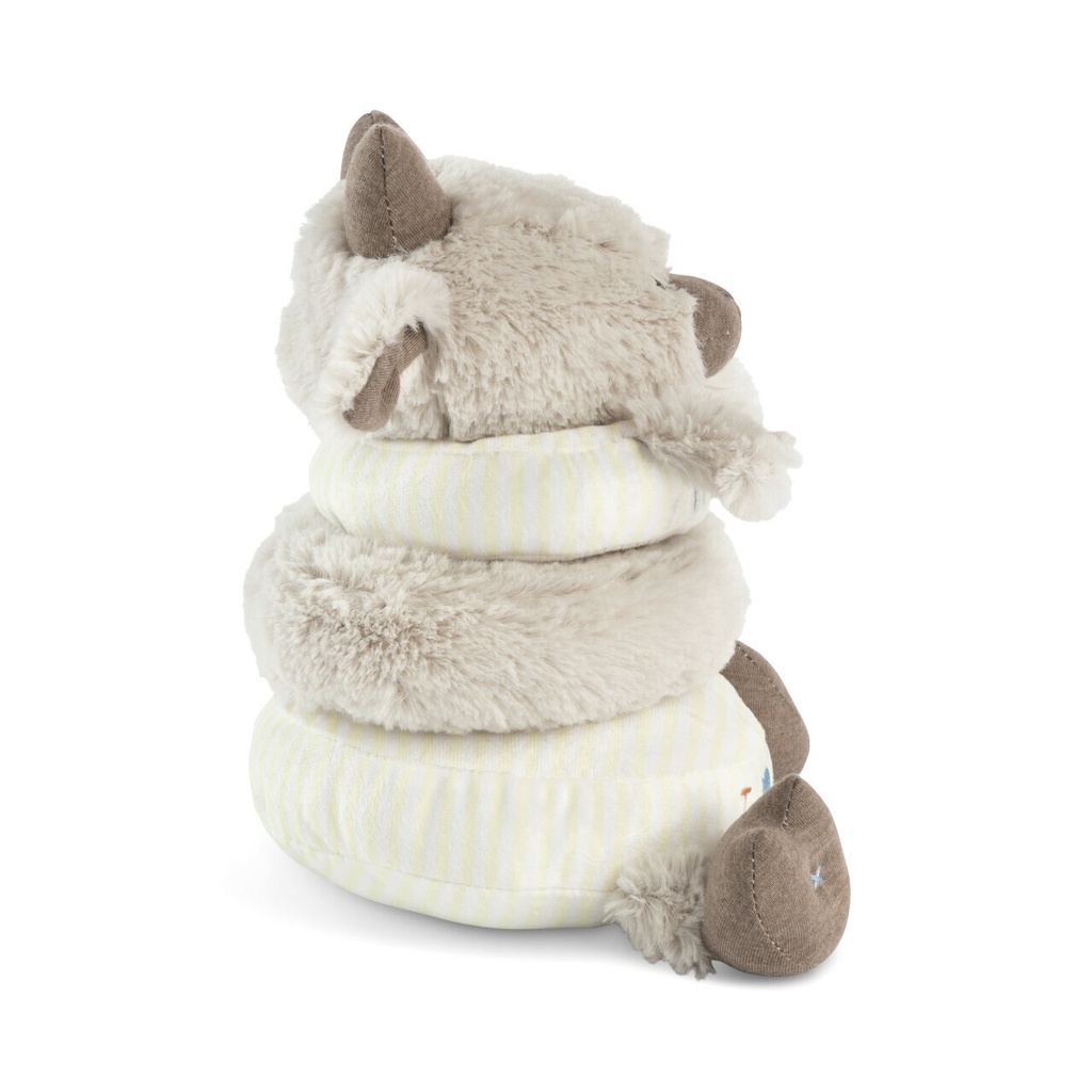 DEMDACO Baby Stackable Plush Goat 23cm