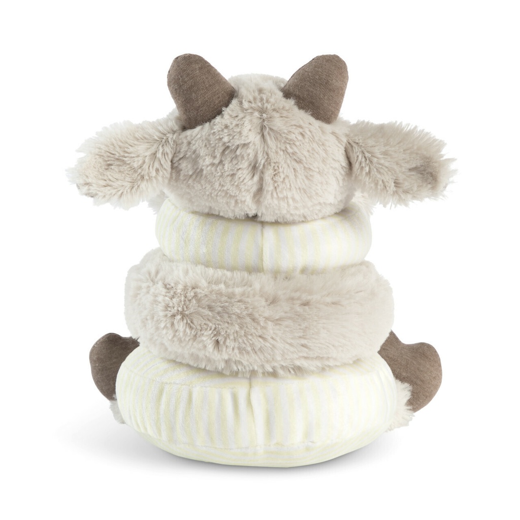 DEMDACO Baby Stackable Plush Goat 23cm