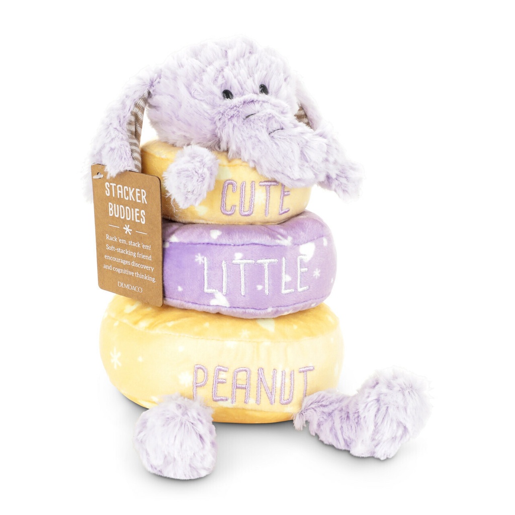Demdaco - Stackable Elephant 9" Plush