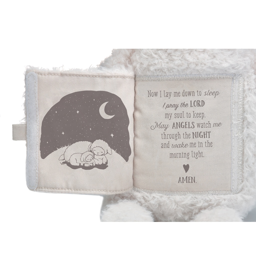 DEMDACO Baby Goodnight Prayer Plush Lamb 28cm