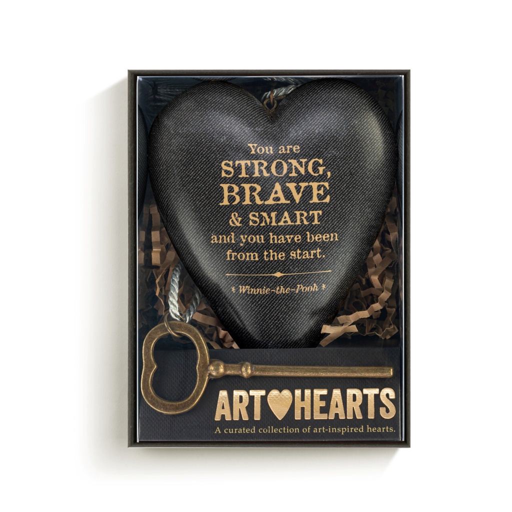 DEMDACO Strong Brave Smart Art Heart 10cm