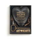 DEMDACO Strong Brave Smart Art Heart 10cm