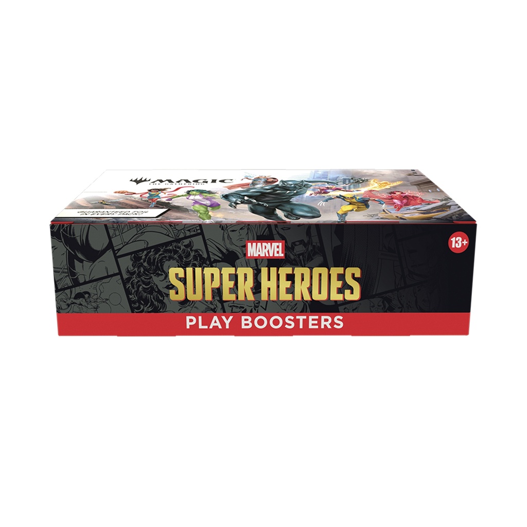 Magic: The Gathering - Marvel Super Heroes Play Booster Sealed Box