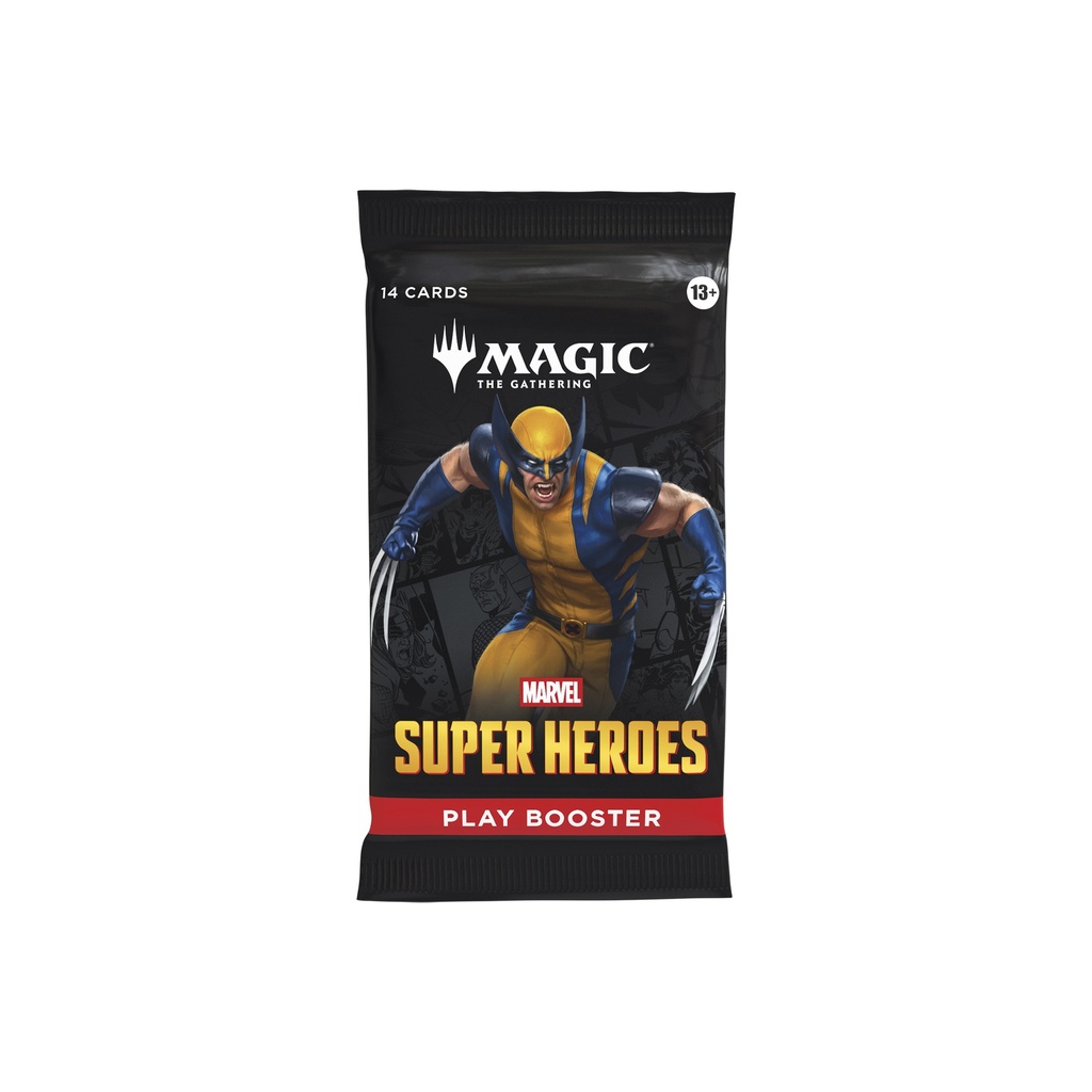 Magic: The Gathering - Marvel Super Heroes Play Booster Sealed Box