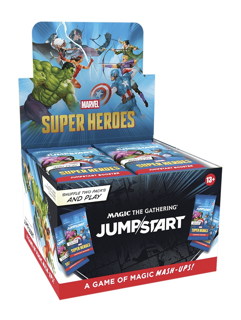 Magic: The Gathering - Marvel Super Heroes Jumpstart Booster Sealed Box