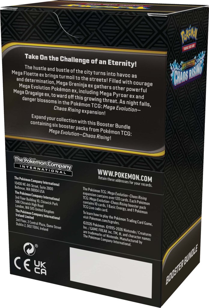 Pokémon TCG: Mega Evolution 4 Chaos Rising Booster Bundle
