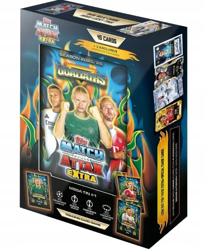 Topps UCC Match Attax EXTRA Champions League 2025/2026 Edition Mega Tin