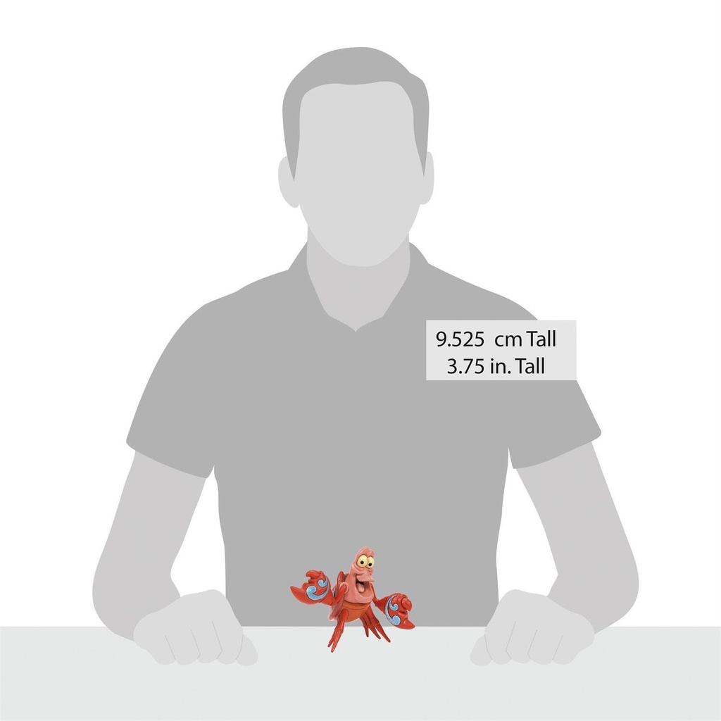 The Little Mermaid: Sebastian The Crab Mini Figurine - Disney Traditions by Jim Shore
