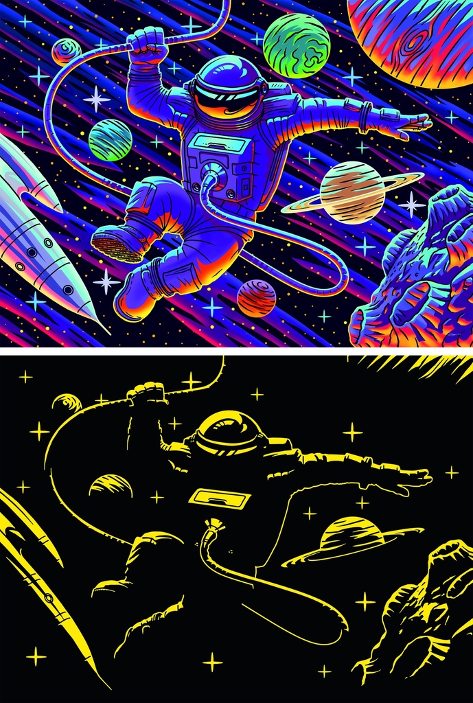 Ravensburger Outer Space Adventure 200 Piece Puzzle