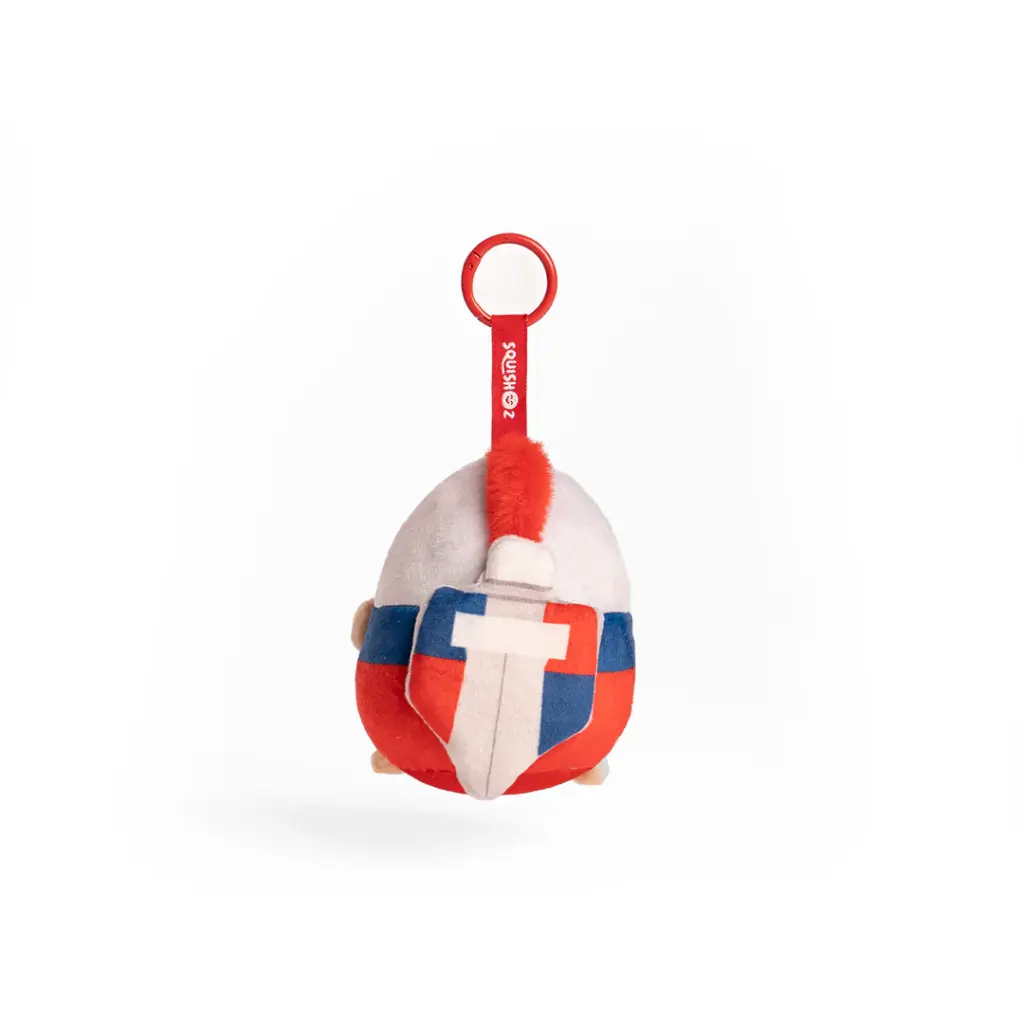 NRL Newcastle Knights SquishOz Mascot - Novo the Knight Minee Clip