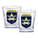 Nrl - Cowboys 2 Pack Spirit Glasses 