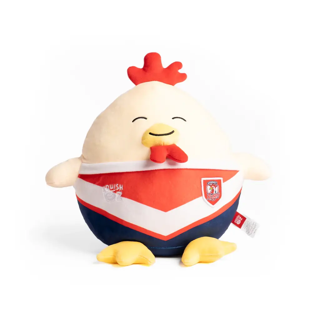 NRL Sydney Roosters SquishOz Mascot - Rocko the Rooster