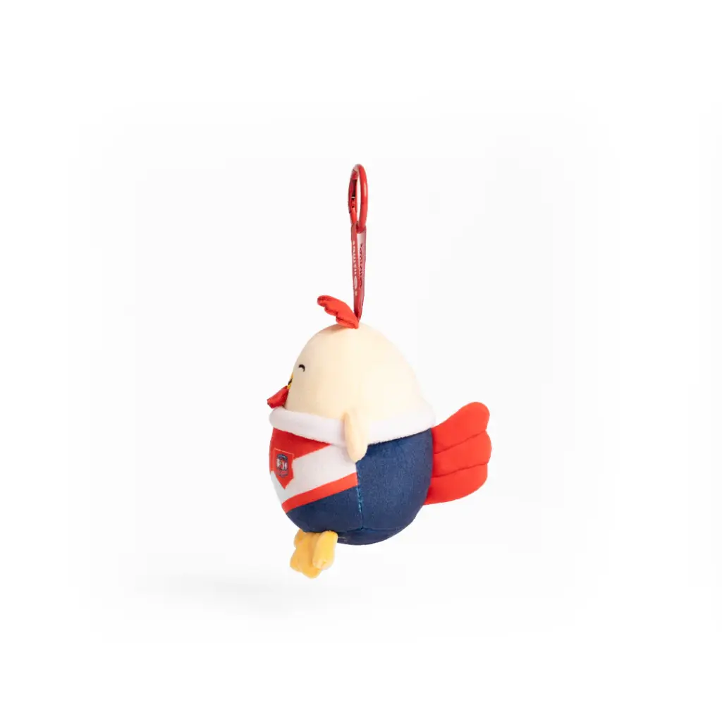 NRL Sydney Roosters SquishOz Mascot - Rocko the Rooster Minee Clip